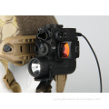 GZ15-0074 wholesale hunting helmet light Red Green laser tactical weapon flashlight with red dot for riflescope